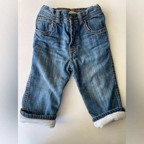 3 items: 2 fleece-lined jeans + jacket - Picture 9 of 10